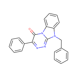 O=c1c(-c2ccccc2)nnc2n(Cc3ccccc3)c3ccccc3n12 ZINC000001647481