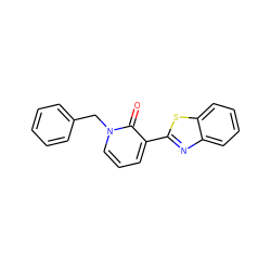 O=c1c(-c2nc3ccccc3s2)cccn1Cc1ccccc1 ZINC000001383356