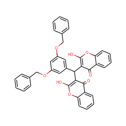 O=c1c(C(c2cc(OCc3ccccc3)cc(OCc3ccccc3)c2)c2c(O)oc3ccccc3c2=O)c(O)oc2ccccc12 ZINC000005835045