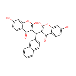 O=c1c(C(c2ccc3ccccc3c2)c2c(O)oc3cc(O)ccc3c2=O)c(O)oc2cc(O)ccc12 ZINC000005835854