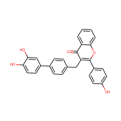 O=c1c(Cc2ccc(-c3ccc(O)c(O)c3)cc2)c(-c2ccc(O)cc2)oc2ccccc12 ZINC000040431189