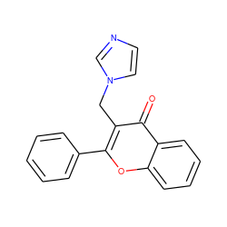 O=c1c(Cn2ccnc2)c(-c2ccccc2)oc2ccccc12 ZINC000036088218