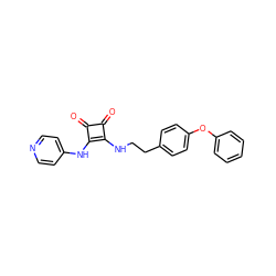 O=c1c(NCCc2ccc(Oc3ccccc3)cc2)c(Nc2ccncc2)c1=O ZINC000102961217