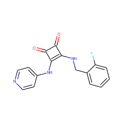 O=c1c(NCc2ccccc2F)c(Nc2ccncc2)c1=O ZINC000102915613