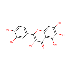 O=c1c(O)c(-c2ccc(O)c(O)c2)oc2cc(O)c(O)c(O)c12 ZINC000005784821