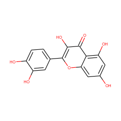 O=c1c(O)c(-c2ccc(O)c(O)c2)oc2cc(O)cc(O)c12 ZINC000003869685