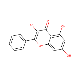 O=c1c(O)c(-c2ccccc2)oc2cc(O)cc(O)c12 ZINC000000120273