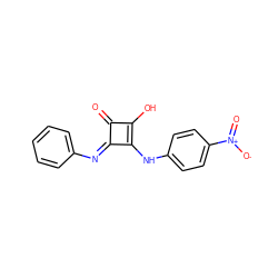 O=c1c(O)c(Nc2ccc([N+](=O)[O-])cc2)/c1=N/c1ccccc1 ZINC000101046219