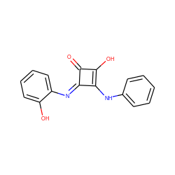 O=c1c(O)c(Nc2ccccc2)/c1=N/c1ccccc1O ZINC000101087121