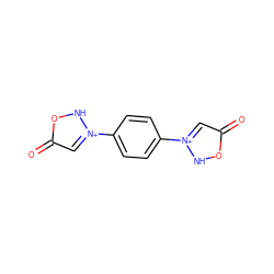 O=c1c[n+](-c2ccc(-[n+]3cc(=O)o[nH]3)cc2)[nH]o1 ZINC000006536259