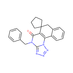 O=c1c2c(n3nnnc3n1Cc1ccccc1)-c1ccccc1CC21CCCC1 ZINC000000755052