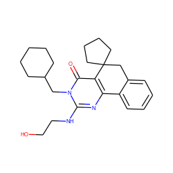 O=c1c2c(nc(NCCO)n1CC1CCCCC1)-c1ccccc1CC21CCCC1 ZINC000002286030