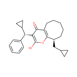 O=c1c2c(oc(O)c1[C@H](c1ccccc1)C1CC1)[C@H](CC1CC1)CCCCC2 ZINC000100712790