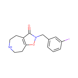 O=c1c2c(on1Cc1cccc(I)c1)CCNCC2 ZINC000095590792