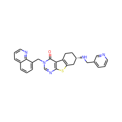 O=c1c2c3c(sc2ncn1Cc1cccc2cccnc12)C[C@@H](NCc1cccnc1)CC3 ZINC001772575128