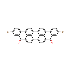 O=c1c2cc(Br)ccc2c2ccc3c4ccc5c6ccc(Br)cc6c(=O)c6ccc(c7ccc1c2c73)c4c65 ZINC000004410898