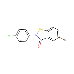 O=c1c2cc(Br)ccc2sn1-c1ccc(Cl)cc1 ZINC000072175139