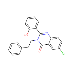 O=c1c2cc(Cl)ccc2nc(-c2ccccc2O)n1CCc1ccccc1 ZINC000028339341