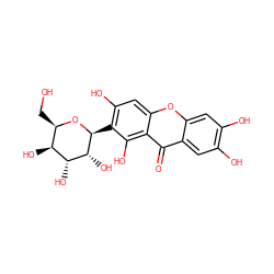 O=c1c2cc(O)c(O)cc2oc2cc(O)c([C@@H]3O[C@H](CO)[C@H](O)[C@@H](O)[C@H]3O)c(O)c12 ZINC000015449241