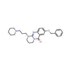 O=c1c2cc(OCc3ccccc3)ccc2nc2n1CCCN2CCCN1CCCCC1 ZINC000299829146