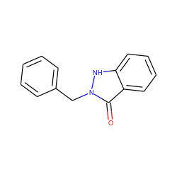 O=c1c2ccccc2[nH]n1Cc1ccccc1 ZINC000001667231