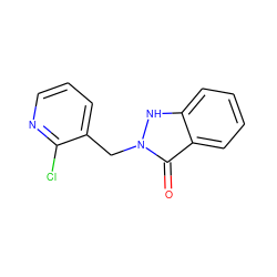 O=c1c2ccccc2[nH]n1Cc1cccnc1Cl ZINC000138046596