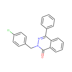 O=c1c2ccccc2c(-c2ccccc2)nn1Cc1ccc(Cl)cc1 ZINC000001008918