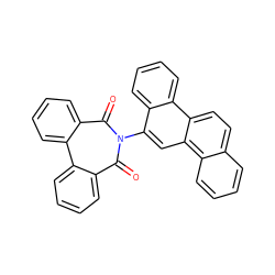 O=c1c2ccccc2c2ccccc2c(=O)n1-c1cc2c3ccccc3ccc2c2ccccc12 ZINC000001717025