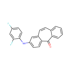 O=c1c2ccccc2ccc2cc(Nc3ccc(F)cc3F)ccc12 ZINC000040406087