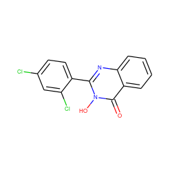 O=c1c2ccccc2nc(-c2ccc(Cl)cc2Cl)n1O ZINC000001401793