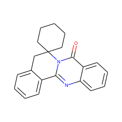 O=c1c2ccccc2nc2n1C1(CCCCC1)Cc1ccccc1-2 ZINC000000333908