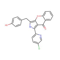 O=c1c2ccccc2oc2c(Cc3ccc(O)cc3)[nH]c(-c3ccc(Cl)cn3)c12 ZINC001772612943