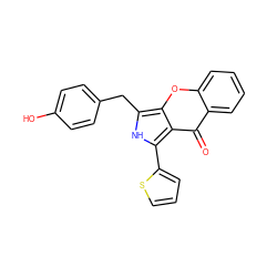 O=c1c2ccccc2oc2c(Cc3ccc(O)cc3)[nH]c(-c3cccs3)c12 ZINC000098208089