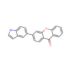 O=c1c2ccccc2oc2cc(-c3ccc4[nH]ccc4c3)ccc12 ZINC000012476867