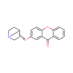 O=c1c2ccccc2oc2ccc(O[C@@H]3CN4CCC3CC4)cc12 ZINC000038342399