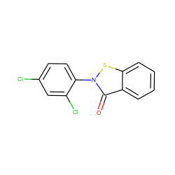 O=c1c2ccccc2sn1-c1ccc(Cl)cc1Cl ZINC000061956259