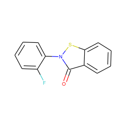 O=c1c2ccccc2sn1-c1ccccc1F ZINC000061956262