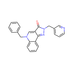 O=c1c2cn(Cc3ccccc3)c3ccccc3c-2nn1Cc1cccnc1 ZINC000299820655