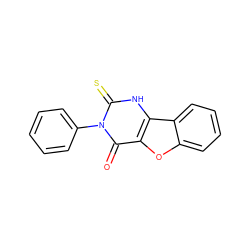 O=c1c2oc3ccccc3c2[nH]c(=S)n1-c1ccccc1 ZINC000100530351