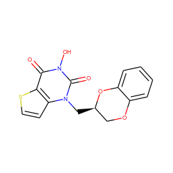 O=c1c2sccc2n(C[C@@H]2COc3ccccc3O2)c(=O)n1O ZINC000028362665