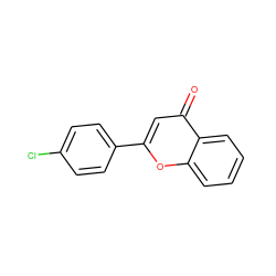 O=c1cc(-c2ccc(Cl)cc2)oc2ccccc12 ZINC000000058091