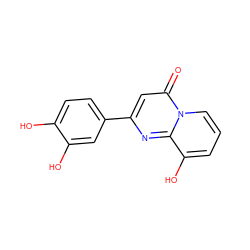 O=c1cc(-c2ccc(O)c(O)c2)nc2c(O)cccn12 ZINC000028711588