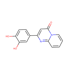 O=c1cc(-c2ccc(O)c(O)c2)nc2ccccn12 ZINC000028711573