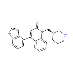 O=c1cc(-c2cccc3[nH]ccc23)c2ccccc2n1C[C@@H]1CCCNC1 ZINC000101668855