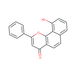 O=c1cc(-c2ccccc2)oc2c1ccc1cccc(O)c12 ZINC000049781493