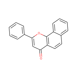 O=c1cc(-c2ccccc2)oc2c1ccc1ccccc12 ZINC000000038933