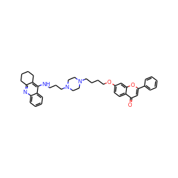 O=c1cc(-c2ccccc2)oc2cc(OCCCCN3CCN(CCCNc4c5c(nc6ccccc46)CCCC5)CC3)ccc12 ZINC000096285563