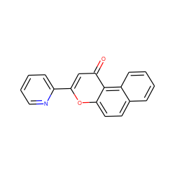 O=c1cc(-c2ccccn2)oc2ccc3ccccc3c12 ZINC000045368814