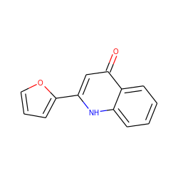 O=c1cc(-c2ccco2)[nH]c2ccccc12 ZINC000084669367