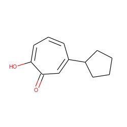 O=c1cc(C2CCCC2)cccc1O ZINC000096913640